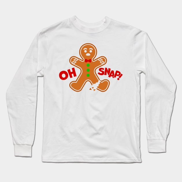 Gingerbread oh snap Long Sleeve T-Shirt by Hobbybox